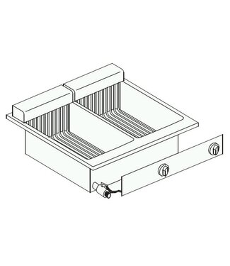 Combisteel Elektrische friteuse | Drop-In | 2x10L | 11kW