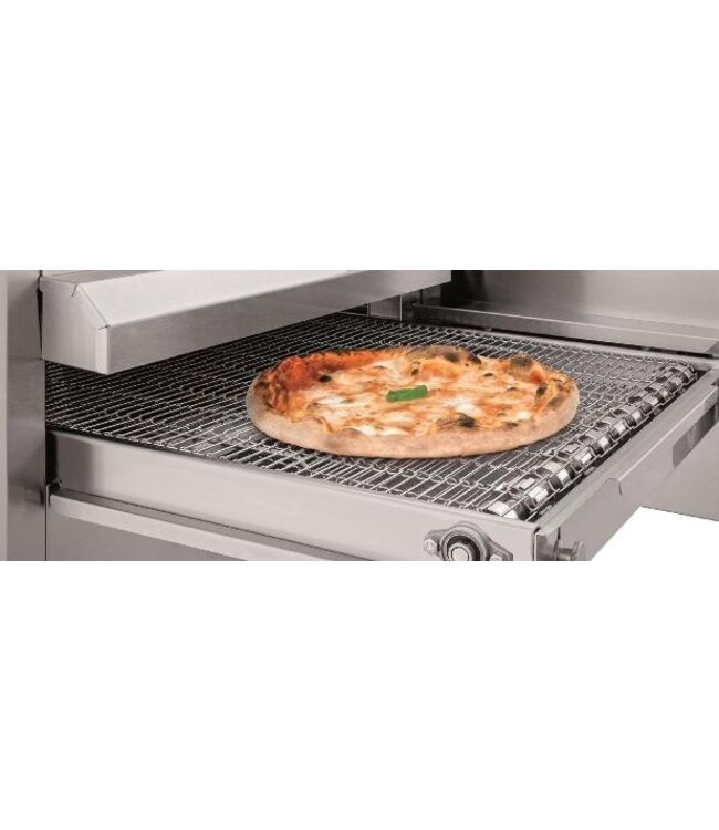Lopende band oven | tot 30 pizza's per uur | 7,8kW | exclusief onderstel