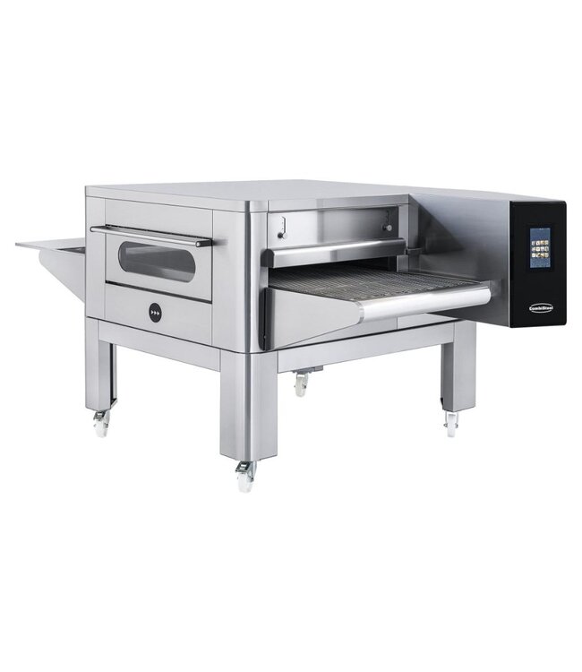 Lopende band oven | tot 165 pizza's per uur | 17,4kW | inclusief onderstel