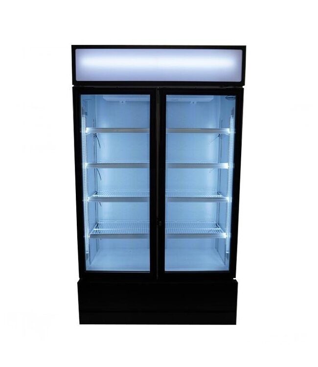 Display koelkast | Glazen deuren | 670L | (H)197,3x(B)112x(D)61cm