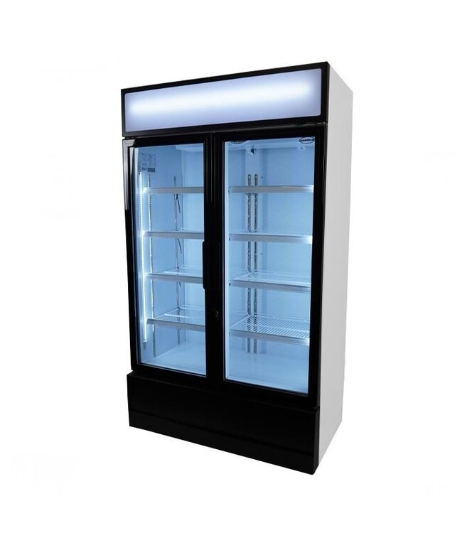 Display koelkast | Glazen deuren | 670L | (H)197,3x(B)112x(D)61cm