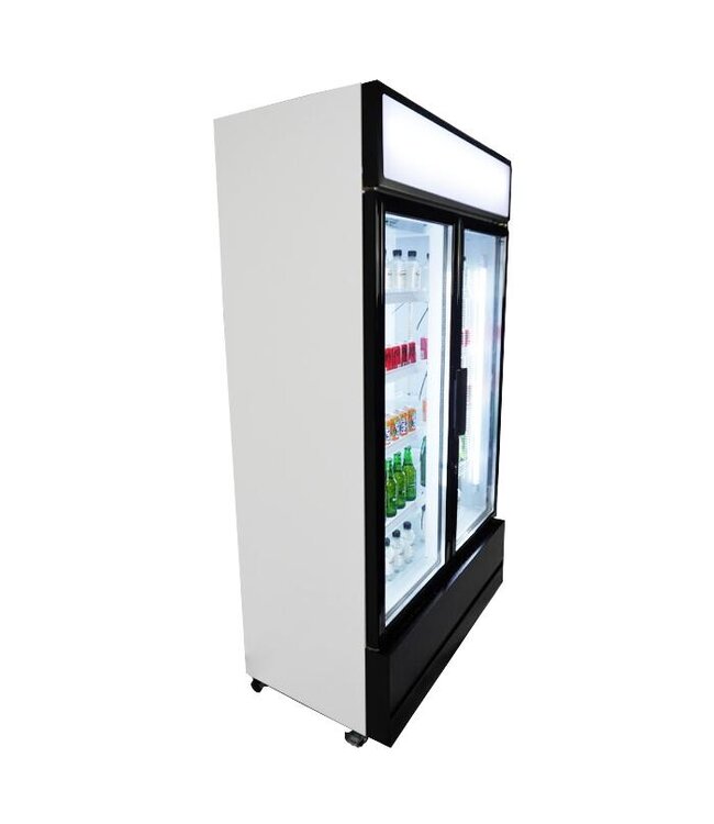 Display koelkast | Glazen deuren | 670L | (H)197,3x(B)112x(D)61cm