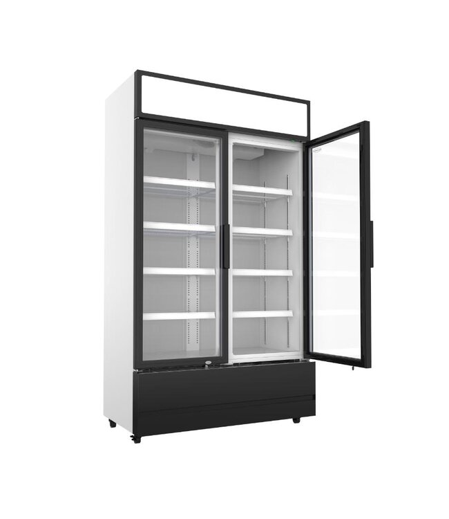 Display koelkast | Glazen deuren | 670L | (H)197,3x(B)112x(D)61cm
