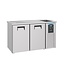 Combisteel Bierkoeler | 2 Deuren | Enkele spoelbak rechts | (H)96x(B)155x(D)70
