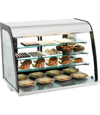 Combisteel Inbouw neutraal vitrine | 140L | Drop-in | Open | (H)85x70x110cm