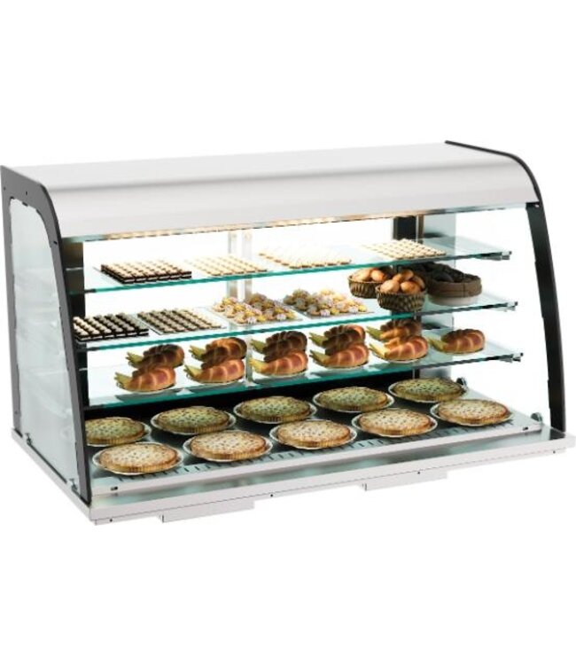 Inbouw neutraal vitrine | 155L | Drop-in | Open | (H)85x70x140cm