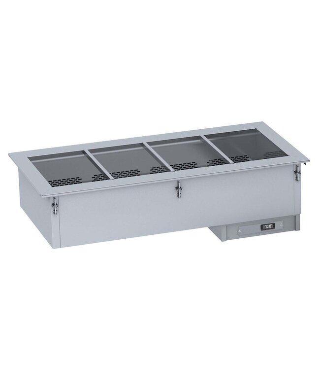 Drop-in Bain-marie | 2/1GN | 150mm diep | Hete lucht | (B)79x(D)72x(H)37,3cm