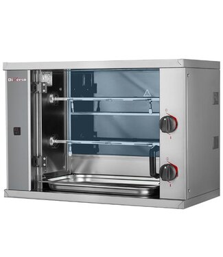Diverso By Diamond Kleine elektrische kippengrill | 2 Spitten | Voor 6 kippen