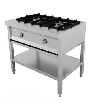 Combisteel Pannenkoeken kooktafel | 1 Brander | Gas | 6,5kW