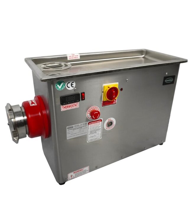 Gehaktmolen met vaste gekoelde kop | Elektrisch | 750kg/uur | 230V
