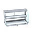 Drop-in Warmhoudvitrine | Keramisch | Gebogen | 4x 1/1GN | (B)144x(D)72x(H)92,4cm