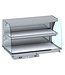 Drop-in Warmhoudvitrine | Keramisch | Gebogen | Wandmodel | 3x 1/1GN | (B)111,5x(D)72x(H)92,4cm