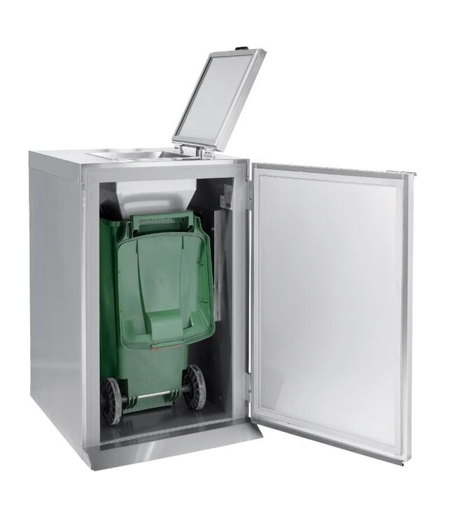 Afvalkoeler | RVS | 240 Liter capaciteit