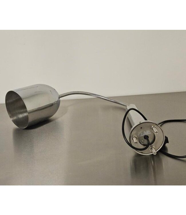 Occasion: Warmhoudlamp Chroom - Inbouwmodel