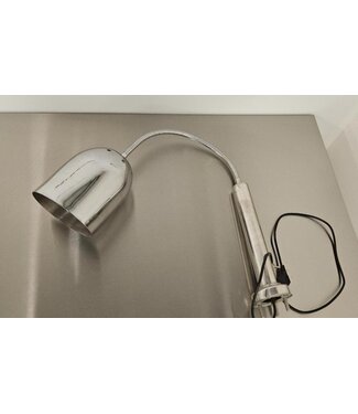 CaterChef Occasion: Warmhoudlamp Chroom - Inbouwmodel