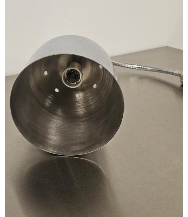 Occasion: Warmhoudlamp Chroom - Inbouwmodel