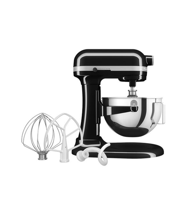 KitchenAid Keukenmixer met schenkscherm | Zwart | 5,2 Liter