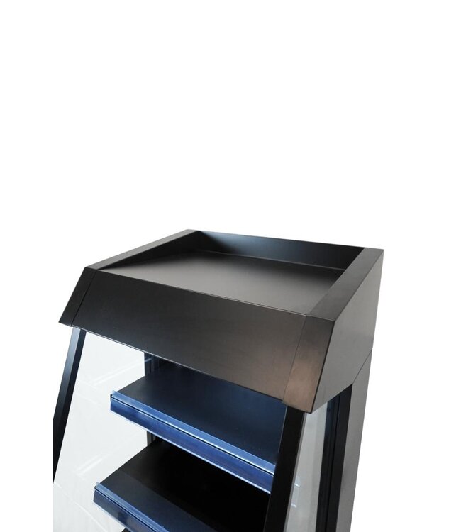 Impuls koelvitrine | Open model | 165 Liter | Zwart