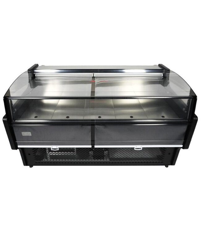 Koelvitrine Ronald 1.5 | Open model | 156L | Zwart | (H)87x(B)158x(D)94cm
