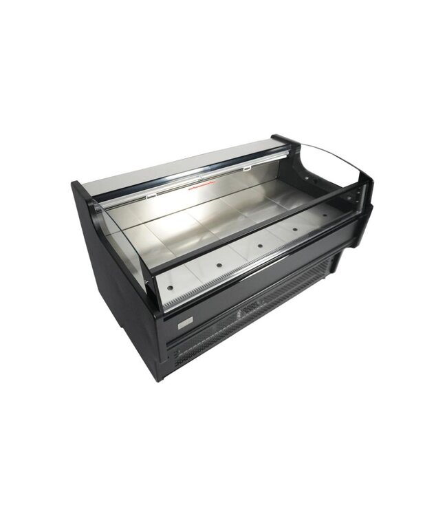 Koelvitrine Ronald 1.5 | Open model | 156L | Zwart | (H)87x(B)158x(D)94cm