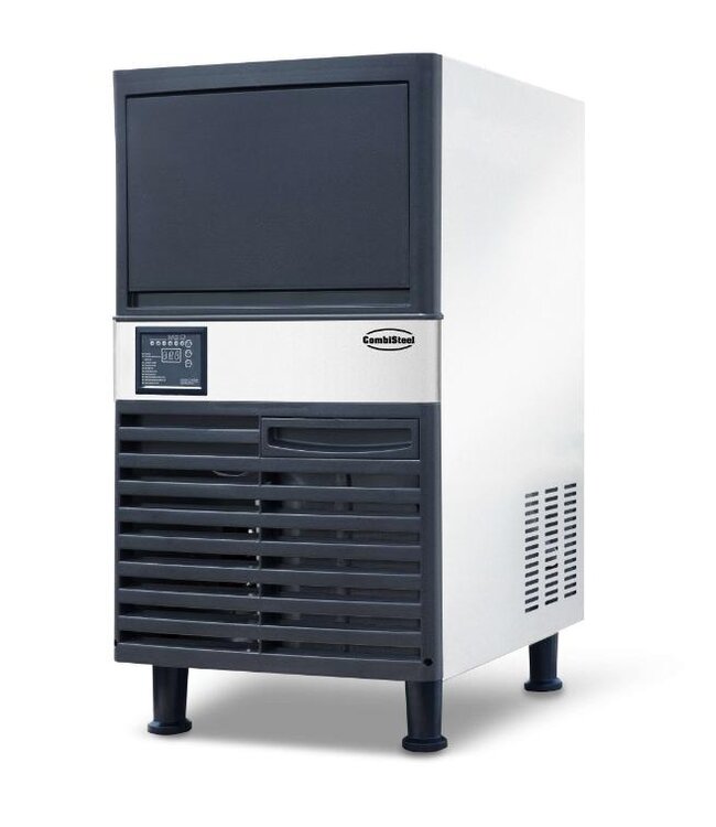 IJsblokjesmachine Combisteel | Holle ijsblokjes | 55kg/24uur | Vaste wateraansluiting | 18kg bunker