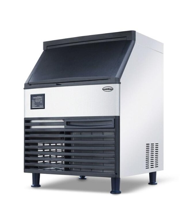 IJsblokjesmachine Combisteel | Holle ijsblokjes | 73kg/24uur | Vaste wateraansluiting | 36kg bunker
