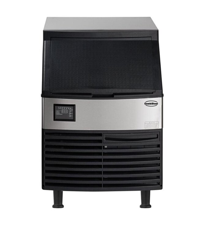 IJsblokjesmachine Combisteel | Holle ijsblokjes | 73kg/24uur | Vaste wateraansluiting | 36kg bunker