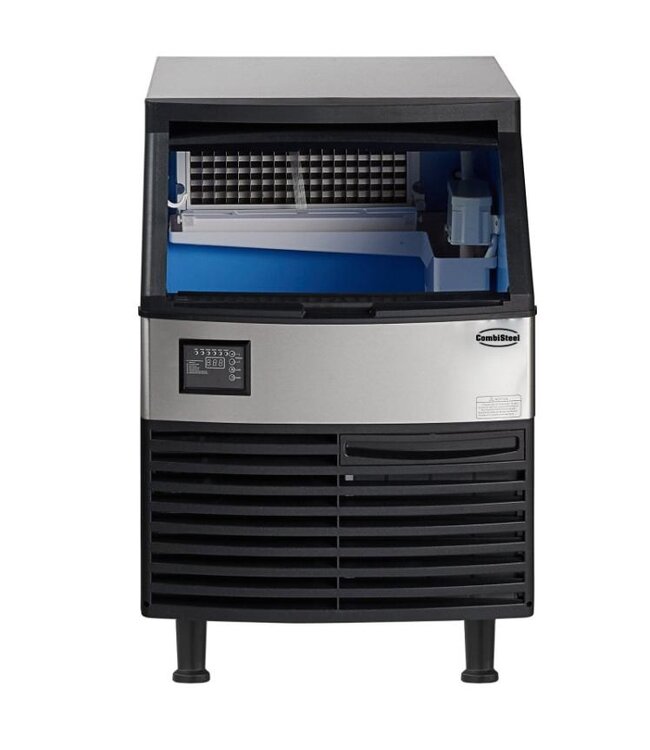 IJsblokjesmachine Combisteel | Holle ijsblokjes | 73kg/24uur | Vaste wateraansluiting | 36kg bunker