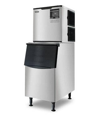 Combisteel IJsblokjesmachine Combisteel | Holle ijsblokjes | 160kg/24uur | Vaste wateraansluiting | 125kg bunker