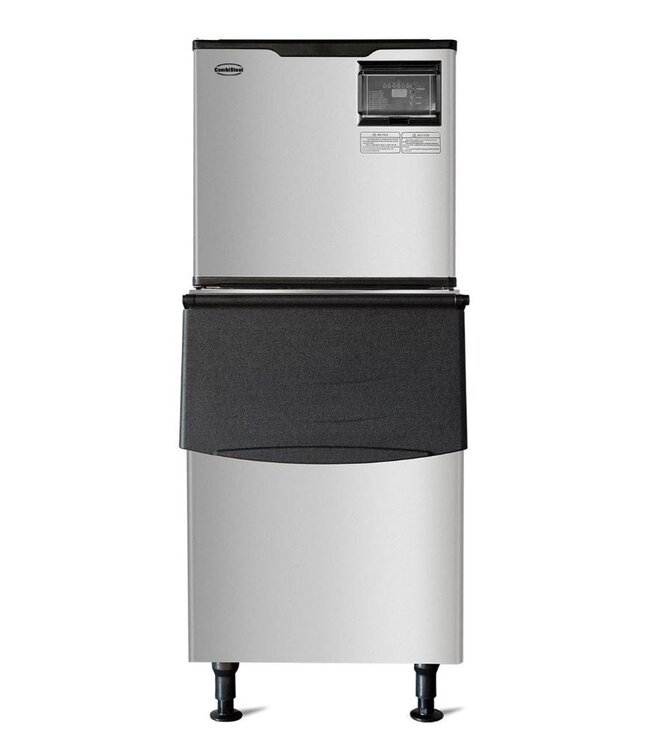 IJsblokjesmachine Combisteel | Holle ijsblokjes | 225kg/24uur | Vaste wateraansluiting | 170kg bunker