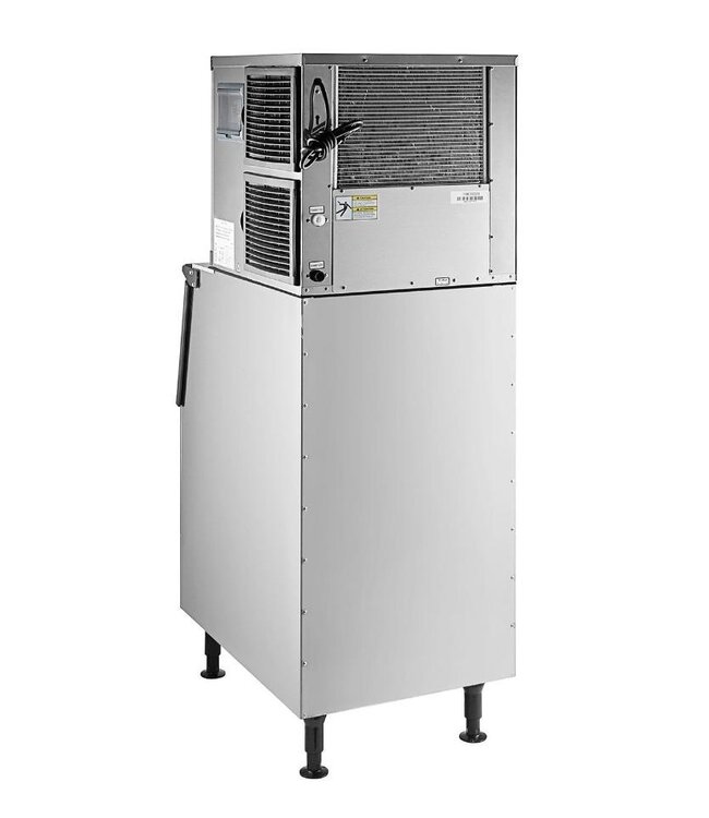 IJsblokjesmachine Combisteel | Holle ijsblokjes | 225kg/24uur | Vaste wateraansluiting | 170kg bunker