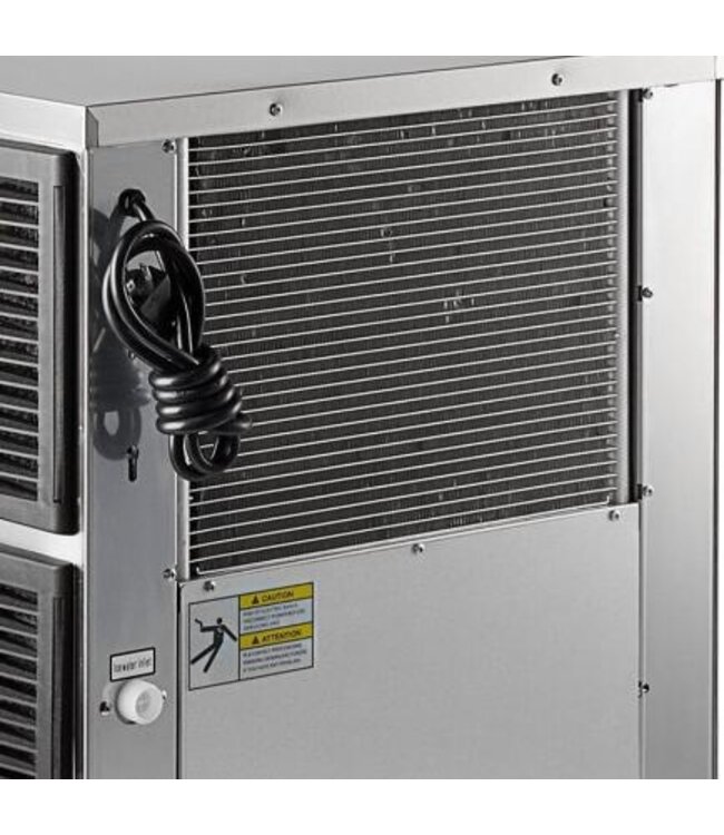 IJsblokjesmachine Combisteel | Holle ijsblokjes | 225kg/24uur | Vaste wateraansluiting | 170kg bunker