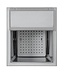 Drop-in RVS ijsbak | Dubbelwandig | Met schuifdeksel | (B)38x(D)44,6x(H)52,4cm