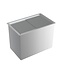 Drop-in RVS ijsbak | Dubbelwandig | Met schuifdeksel | (B)48,5x(D)30,5x(H)36,5cm