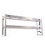 Combisteel Verwarmde dubbele etagere | 2 Niveaus | 1500mm breed | 650mm hoog