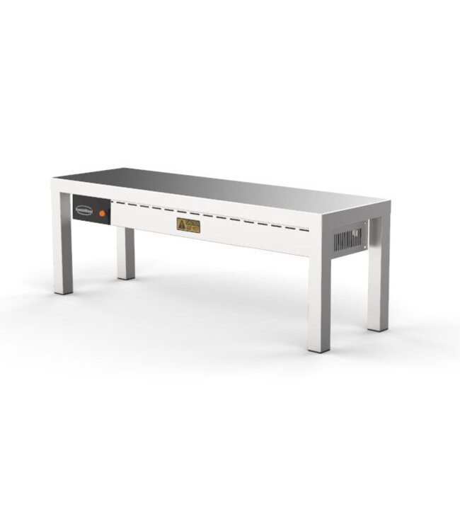 Etagere | Keramisch verwarmd | 1 Niveau | 140cm breed