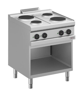 Diverso By Diamond Elektrisch fornuis Diverso | 4 Kookplaten | Met 2/1GN onderkast