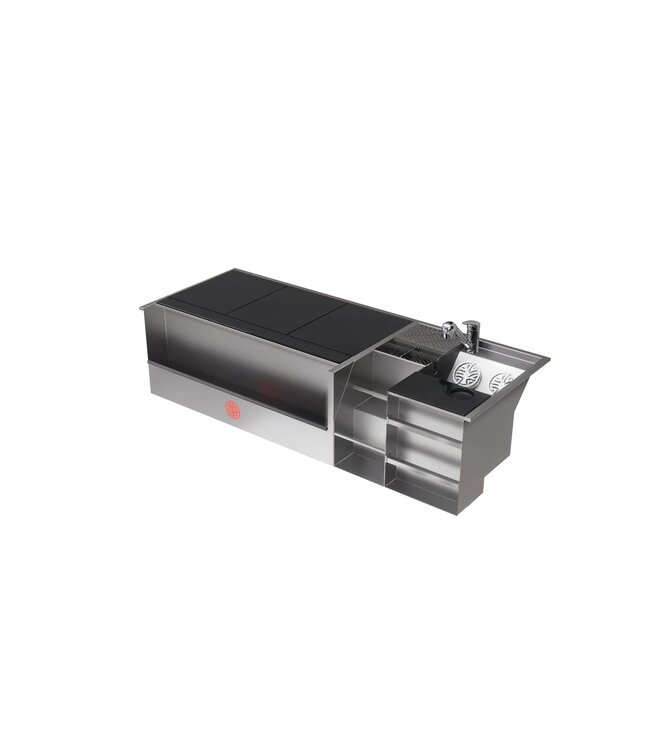 Cocktail station 1600x600mm - drop-in model
