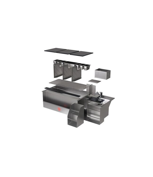 Cocktail station 1600x600mm - drop-in model