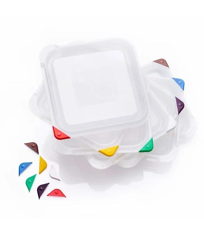 Voedseldoos Araven | Polycarbonaat | Vierkant | 6 Liter | 6 Stuks