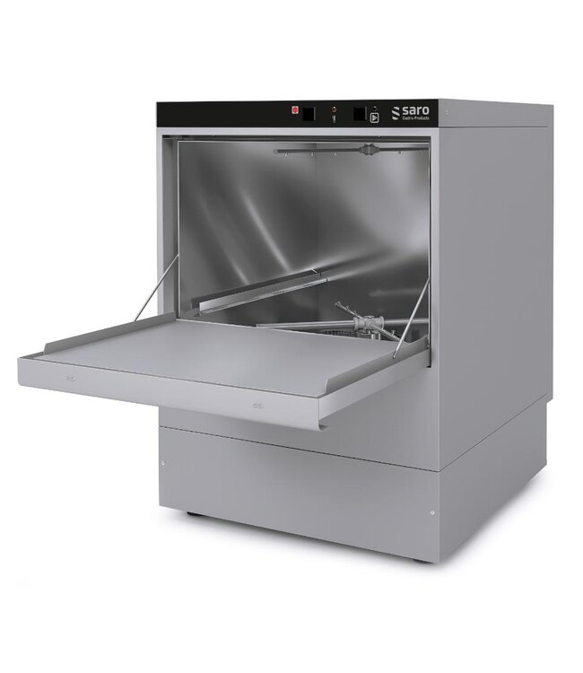 Glazenspoelmachine München | 35x35cm | Met zeepdoseerpomp | (H)60x(B)42x(D)46cm