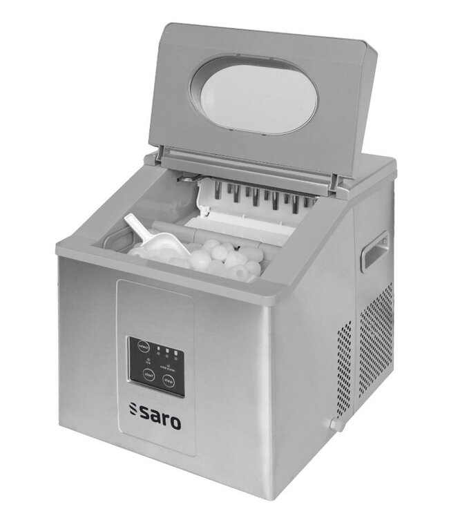 IJsblokjesmachine EB15 | Handmatig water vullen | Holle ijsblokjes | 15kg/24u | 1,4kg bunker