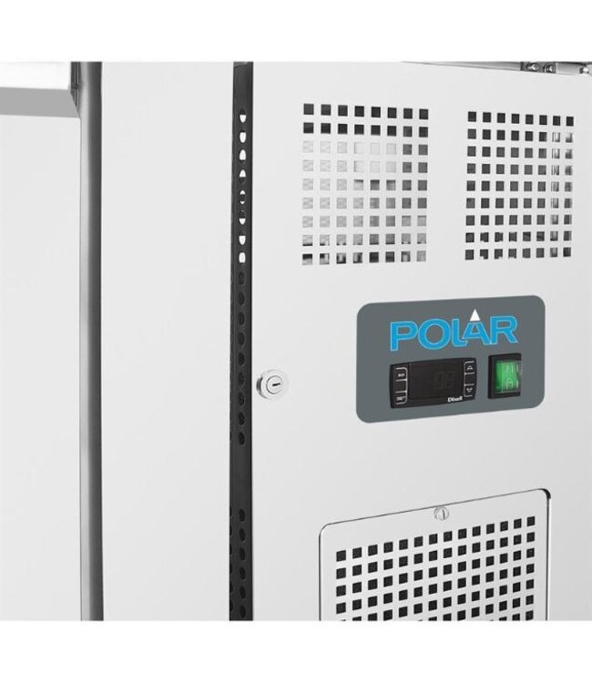 Vrieswerkbank RVS | 2 Deurs | 282L | (H)86x(B)136x(D)70cm