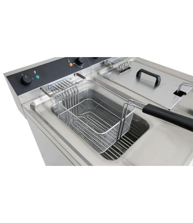 Staande friteuse Gastroline 12+12Vs | 12+12 Liter