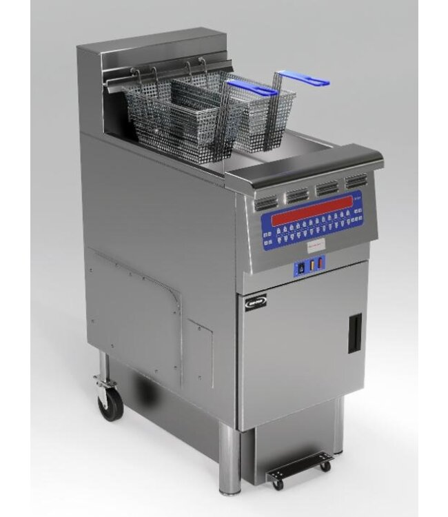 Automatische oliefilter friteuse | 30L | 14kW | (B)434x(D)797x(H)1143mm