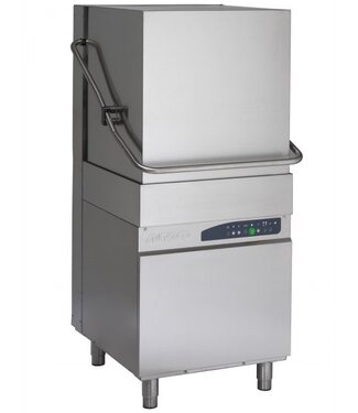 Aristarco Doorschuifvaatwasser AH800 DP DDE | complete uitvoering | 230V of 400V | incl zeepdispenser en afvoerpomp