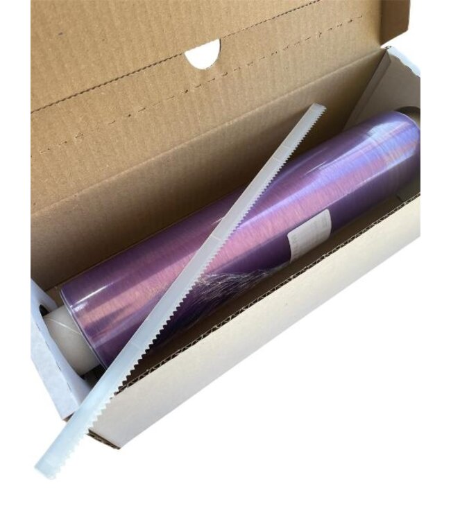 Vershoudfolie PVC | 30cm x 300 meter | In afscheurdoos