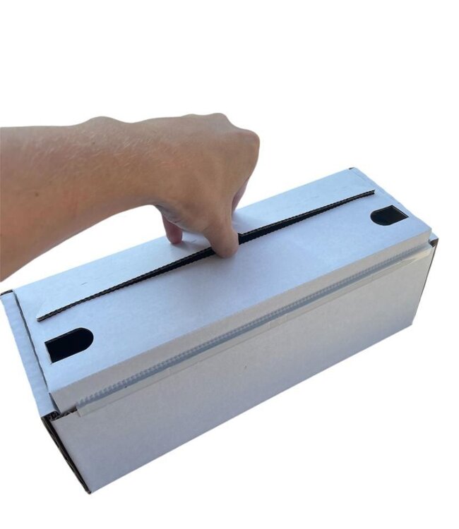 Vershoudfolie PVC | 30cm x 300 meter | In afscheurdoos