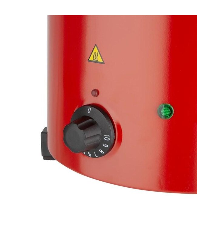 Soepketel met handgrepen | Rood | 5,7 Liter