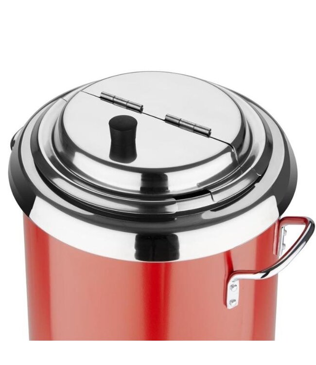 Soepketel met handgrepen | Rood | 5,7 Liter